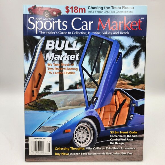 Keith Martins Sports Car Market September 2014 Magazine Bull Market - Picture 1 of 2
